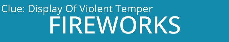 Display Of Violent Temper