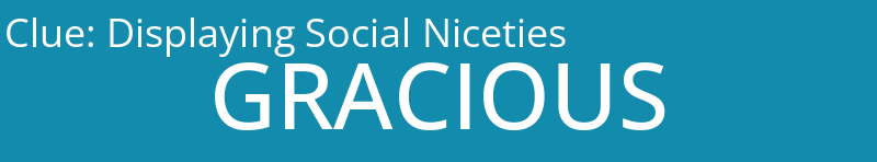 Displaying Social Niceties