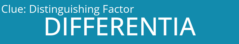 Distinguishing Factor