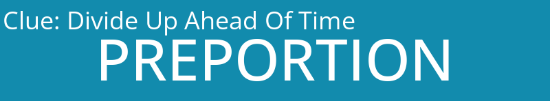 Divide Up Ahead Of Time