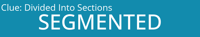 Divided Into Sections