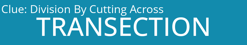 Division By Cutting Across