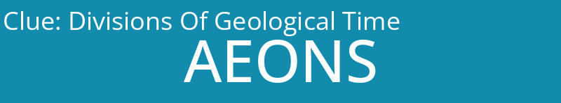 Divisions Of Geological Time
