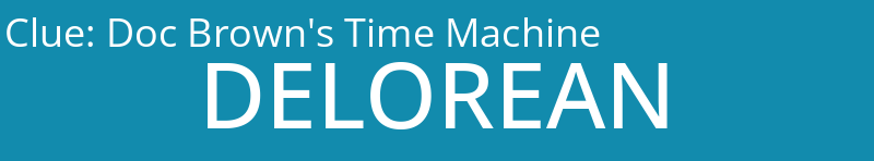 Doc Brown's Time Machine