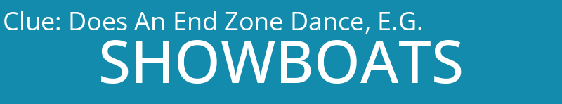 Does An End Zone Dance, E.G.