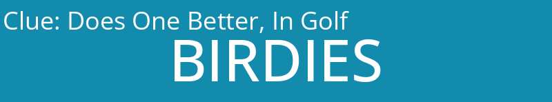 Does One Better, In Golf