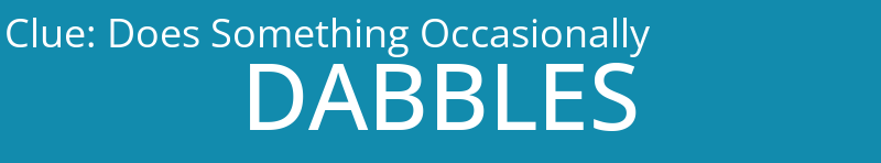 Does Something Occasionally