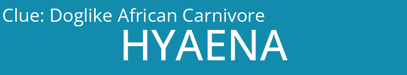 Doglike African Carnivore