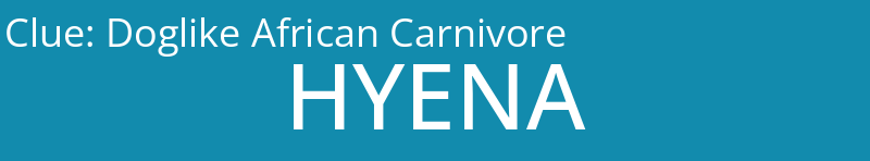 Doglike African Carnivore