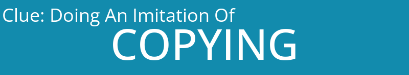 Doing An Imitation Of