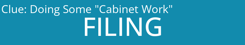 Doing Some "Cabinet Work"