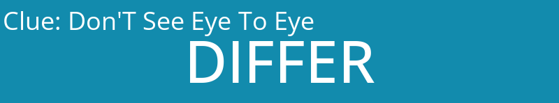 Don'T See Eye To Eye