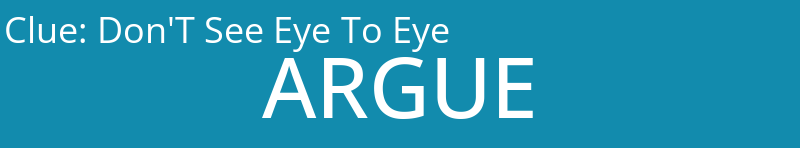 Don'T See Eye To Eye