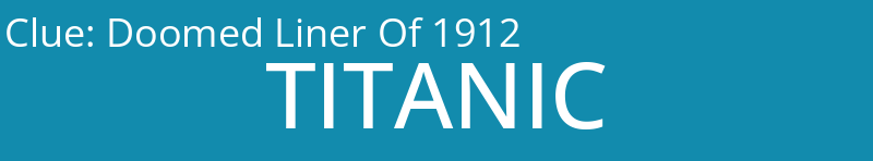Doomed Liner Of 1912