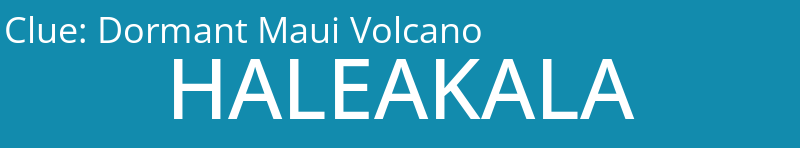 Dormant Maui Volcano