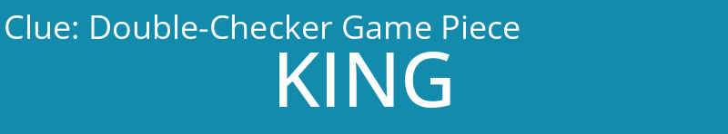 Double-Checker Game Piece