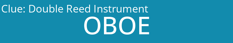 Double Reed Instrument