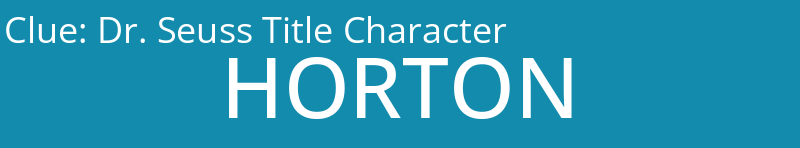 Dr. Seuss Title Character
