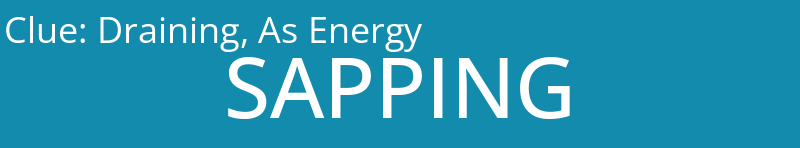 Draining, As Energy