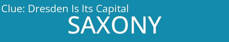 Dresden Is Its Capital