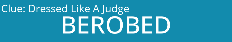 Dressed Like A Judge