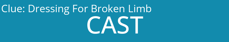 Dressing For Broken Limb