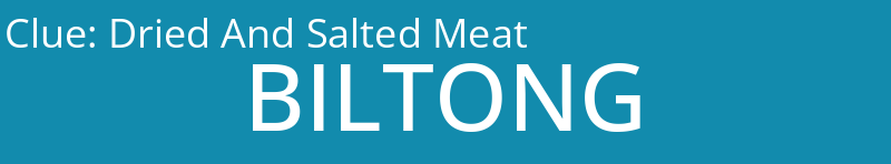 Dried And Salted Meat