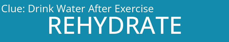 Drink Water After Exercise