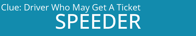 Driver Who May Get A Ticket