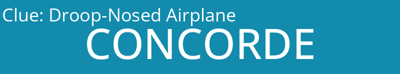 Droop-Nosed Airplane