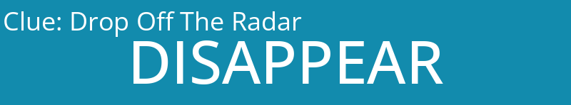 Drop Off The Radar