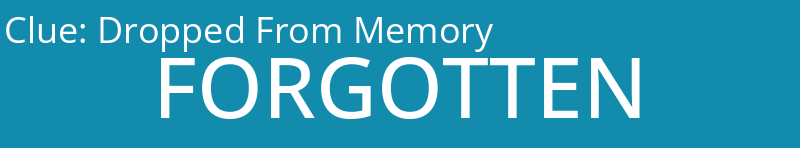 Dropped From Memory