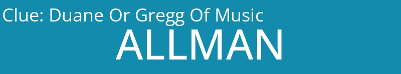 Duane Or Gregg Of Music