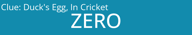 Duck's Egg, In Cricket