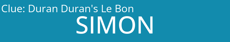 Duran Duran's Le Bon