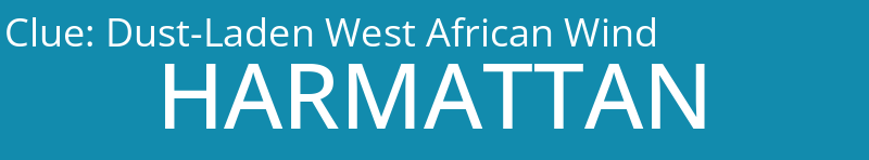 Dust-Laden West African Wind