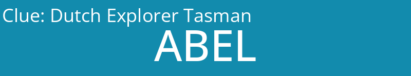 Dutch Explorer Tasman