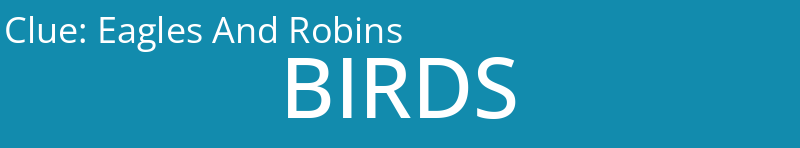 Eagles And Robins