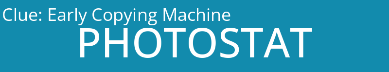 Early Copying Machine