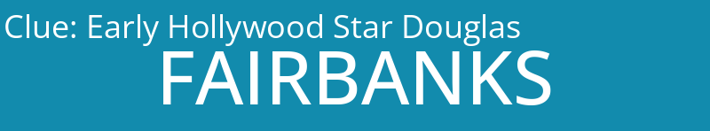 Early Hollywood Star Douglas