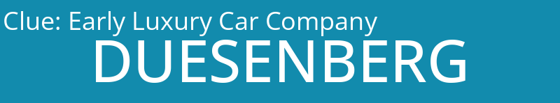 Early Luxury Car Company