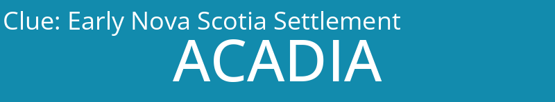 Early Nova Scotia Settlement