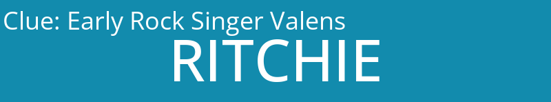 Early Rock Singer Valens