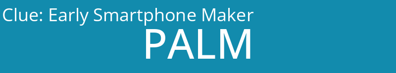 Early Smartphone Maker
