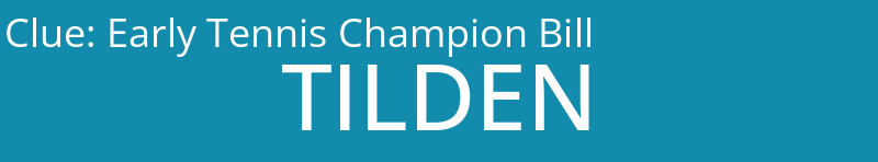 Early Tennis Champion Bill