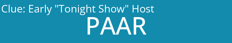 Early "Tonight Show" Host