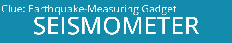 Earthquake-Measuring Gadget