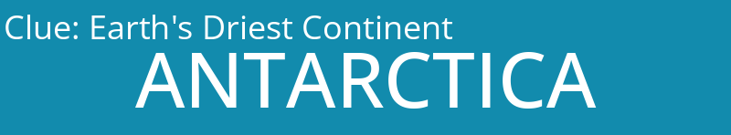 Earth's Driest Continent
