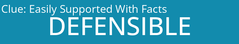 Easily Supported With Facts