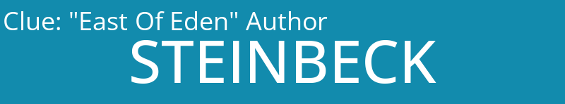 "East Of Eden" Author